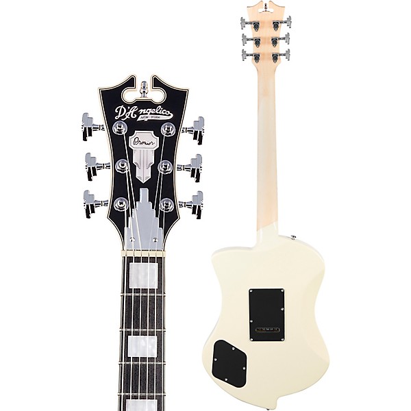 Open Box D'Angelico Premier Series Ludlow Electric Guitar with Tremolo Tailpiece Level 2 Antique White 194744184482