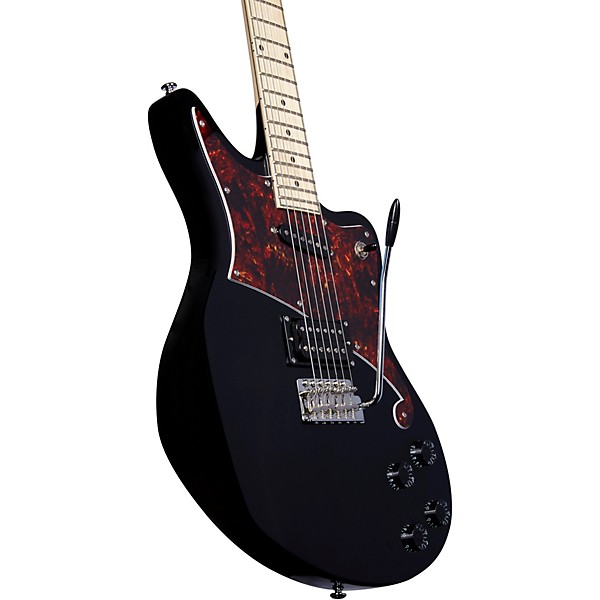 Open Box D'Angelico Premier Series Bedford Electric Guitar with Tremolo Tailpiece Level 1 Black