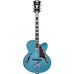 Open Box D'Angelico Premier Series EXL-1 Hollowbody Electric Guitar with Stairstep Tailpiece Level 2 Ocean Turquoise 197881088583