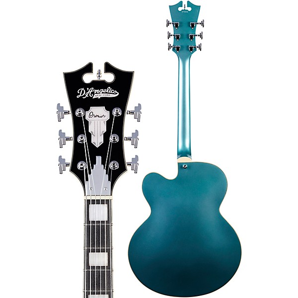 Open Box D'Angelico Premier Series EXL-1 Hollowbody Electric Guitar with Stairstep Tailpiece Level 2 Ocean Turquoise 19788...