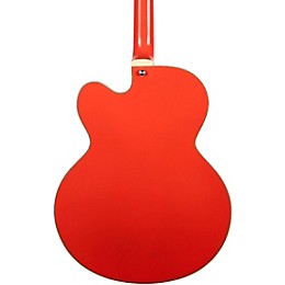 D'Angelico Premier Series EXL-1 Hollowbody Electric Guitar With Stairstep Tailpiece Fiesta Red
