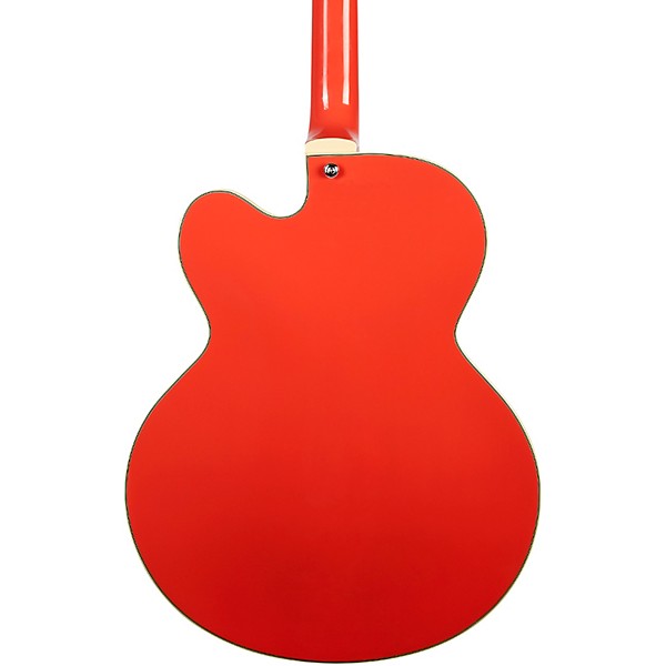 D'Angelico Premier Series EXL-1 Hollowbody Electric Guitar With Stairstep Tailpiece Fiesta Red