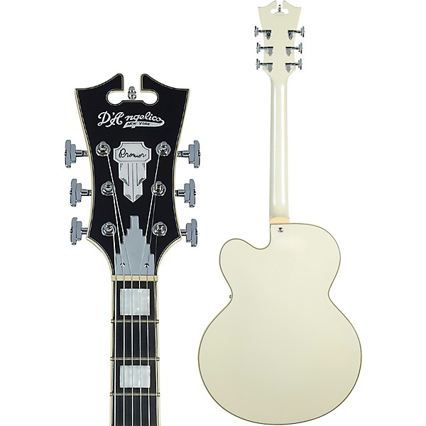 D'Angelico Premier Series EXL-1 Hollowbody Electric Guitar With Stairstep Tailpiece Champagne