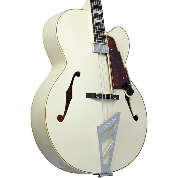 D'Angelico Premier Series EXL-1 Hollowbody Electric Guitar With Stairstep Tailpiece Champagne