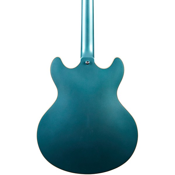 Open Box D'Angelico Premier DC Semi-Hollow Electric Guitar with Stopbar Tailpiece Level 1 Ocean Turquoise