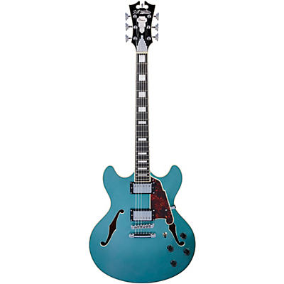 D'angelico Premier Dc Semi-Hollow Electric Guitar With Stopbar Tailpiece Ocean Turquoise for sale