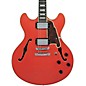 Open Box D'Angelico Premier DC Semi-Hollow Electric Guitar with Stopbar Tailpiece Level 1 Fiesta Red thumbnail