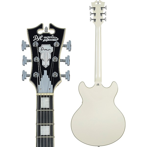 D'Angelico Premier Semi-Hollow 本体 ケース付き D'Angelico Premier DC Semi-Hollow Electric Guitar With Stopbar