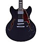 D'Angelico Premier DC Semi-Hollow Electric Guitar With Stopbar Tailpiece Black Flake thumbnail