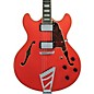 Open Box D'Angelico Premier DC Semi-Hollow Electric Guitar with Stairstep Tailpiece Level 1 Fiesta Red thumbnail