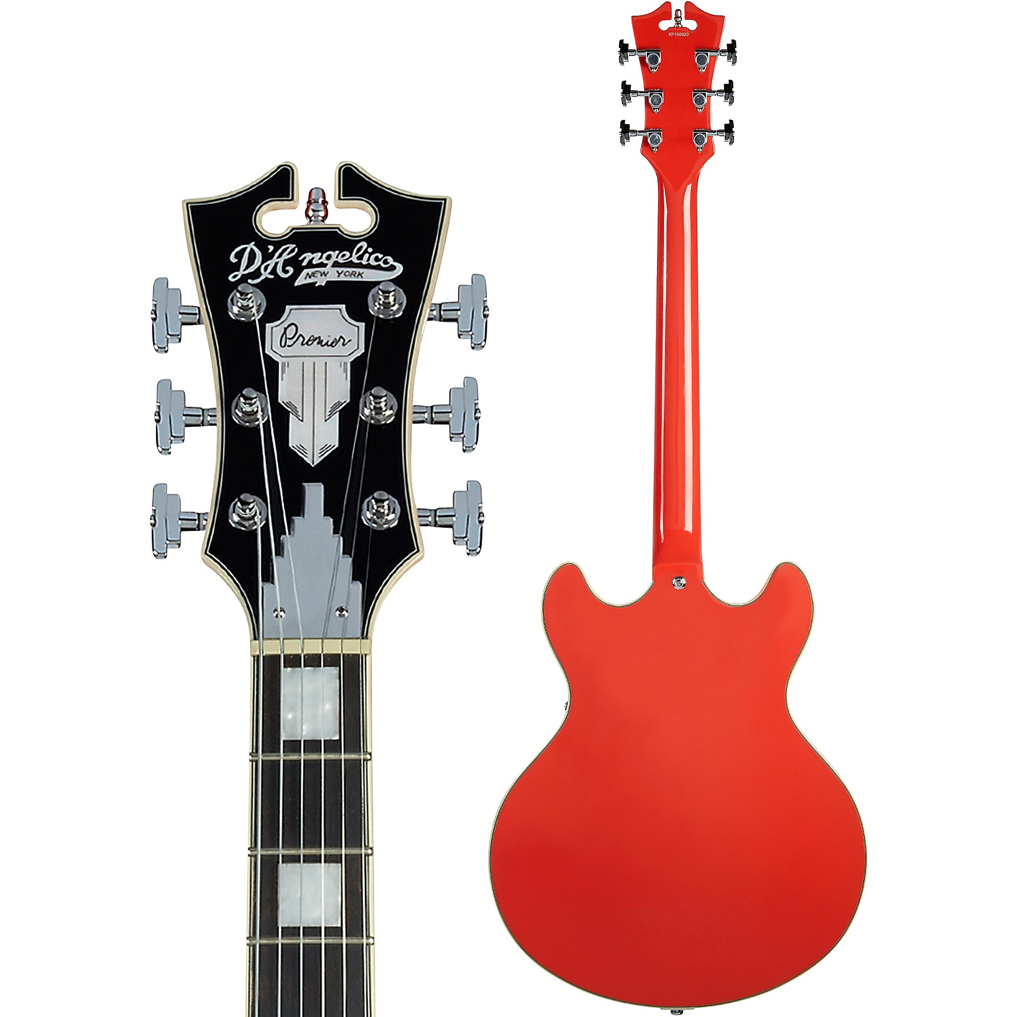 D'Angelico Premier DC Semi-Hollow Electric Guitar With Stairstep