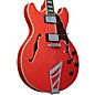 D'Angelico Premier DC Semi-Hollow Electric Guitar With Stairstep Tailpiece Fiesta Red