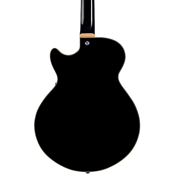 D'Angelico Premier SS Semi-Hollow Electric Guitar With Stopbar Tailpiece Black Flake