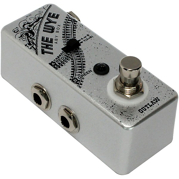 Open Box Outlaw Effects Wye ABY Switcher Pedal Level 1