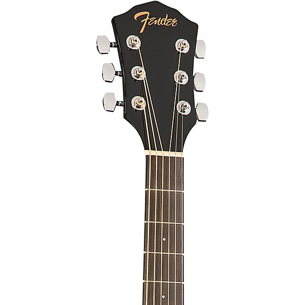 Fender FA-135CE Concert Acoustic-Electric Guitar Black