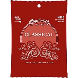 Martin M160 Classical Hard Tension Silverplated, Ball Ended Strings