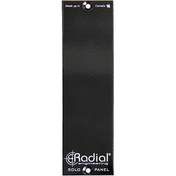 Radial Engineering 500 Series Solo Double-Wide Filler Panel