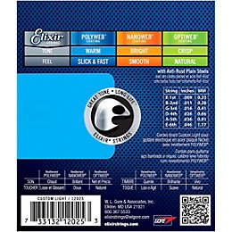 Elixir POLYWEB Custom Light (9-46) Electric Guitar Strings Custom Light (.009-.046)