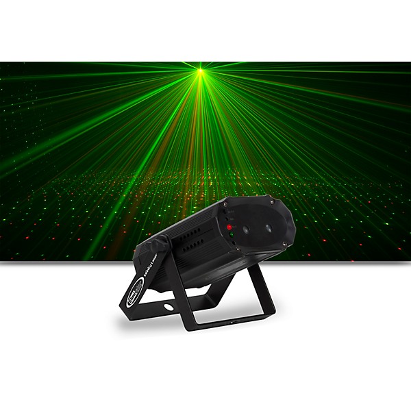 Eliminator Lighting Infinity Red and Green Mini Laser Black