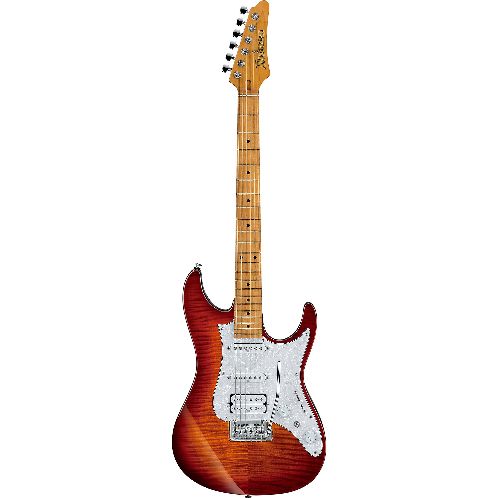 Open Box Ibanez AZ224F AZ Premium Series Electric Guitar Brown