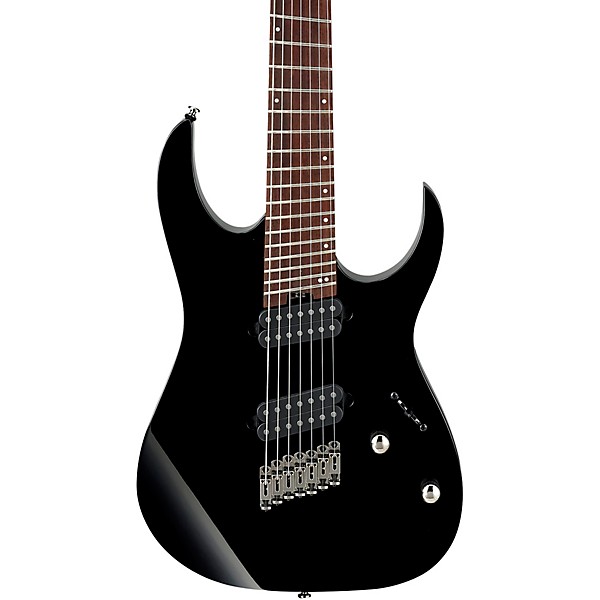 Ibanez RGMS7 Multi-Scale 7-String Electric Guitar Black