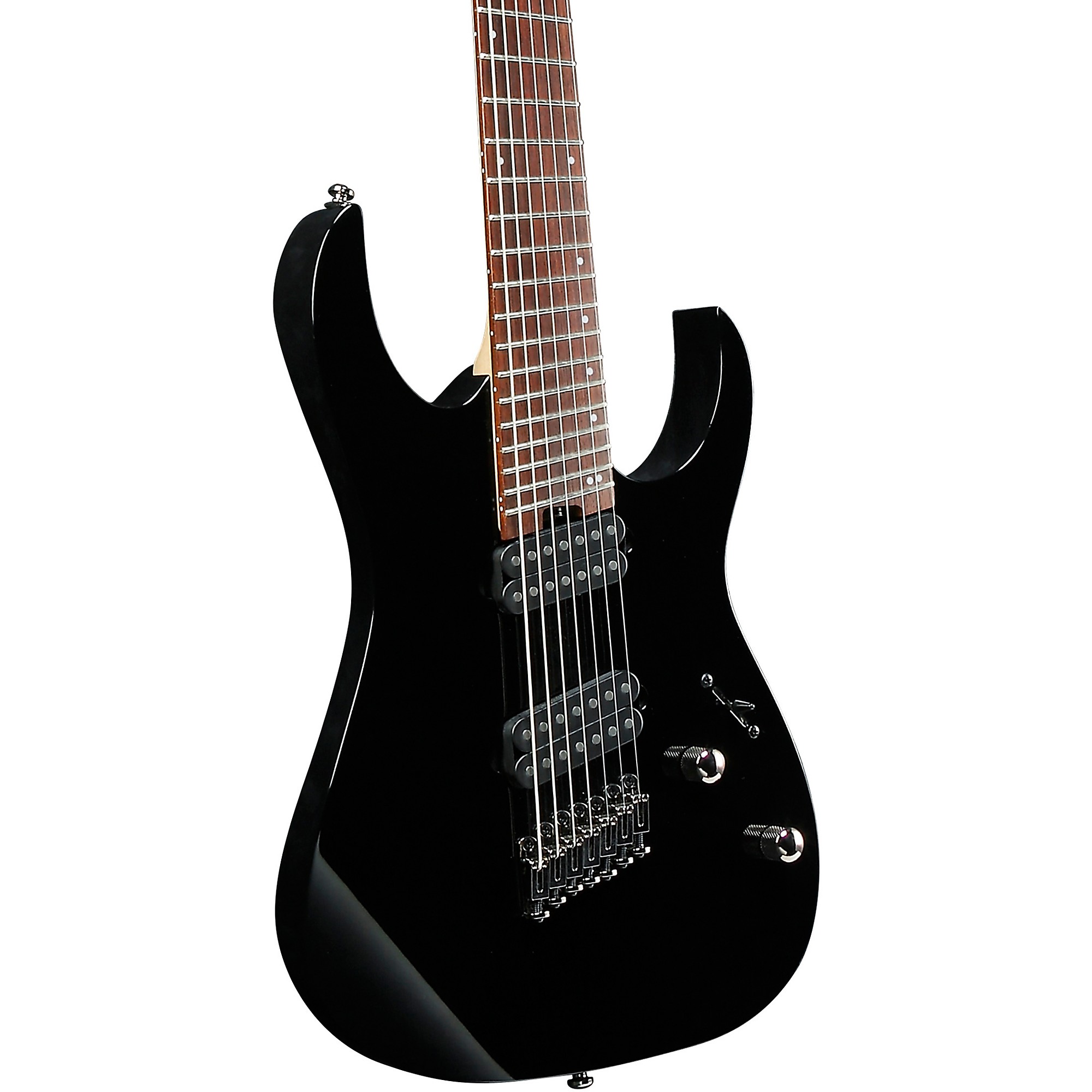 Ibanez RGMS7 Multi-Scale 7-String Electric Guitar Black