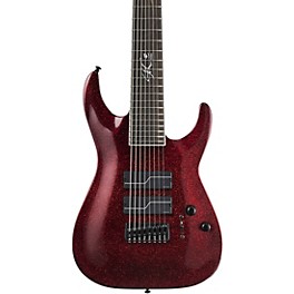 ESP LTD Stef Carpenter SC-608 Baritone Electric Guitar Red Sparkle