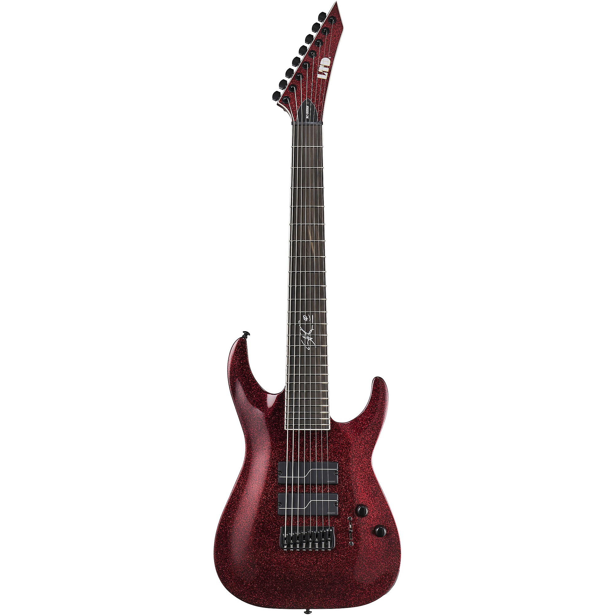 ESP LTD Stef Carpenter SC-608 Baritone Electric Guitar Red