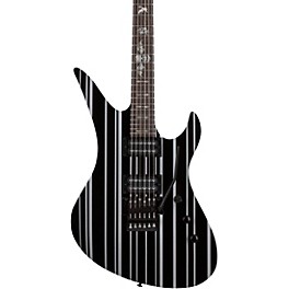 Schecter Guitar Research Synyster Gates Standard Electric Guitar Gloss Black with Silver Pinstripes