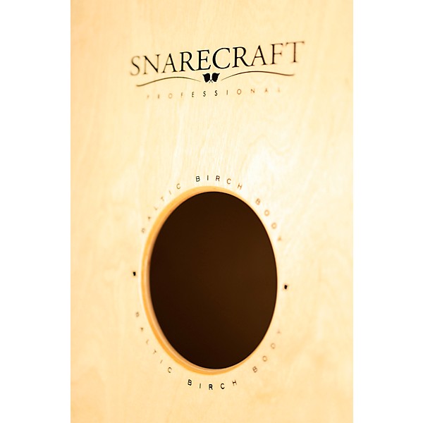 Open Box MEINL Snarecraft Series Professional Cajon with Walnut Frontplate Level 1