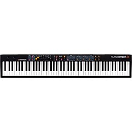 Open Box Studiologic Numa Compact 2x Semi-weighted keyboard with aftertouch Level 2 Black, 88 Key 197881063016