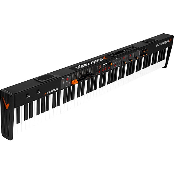 Open Box Studiologic Numa Compact 2x Semi-weighted keyboard with aftertouch Level 2 Black, 88 Key 190839846297