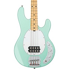 Sterling by Music Ma... Sterling by Music Man StingRay RAY4 Maple Fingerboard Electric Bass Guitar Mint Green White Pickguard