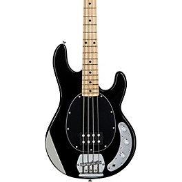 Sterling by Music Man Sti... Sterling by Music Man StingRay RAY4 Maple Fingerboard Electric Bass Guitar Black Black Pickguard