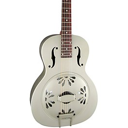 Gretsch Guitars G9201 Honey Dipper Round-Neck, Brass Body Biscuit Cone Resonator Guitar