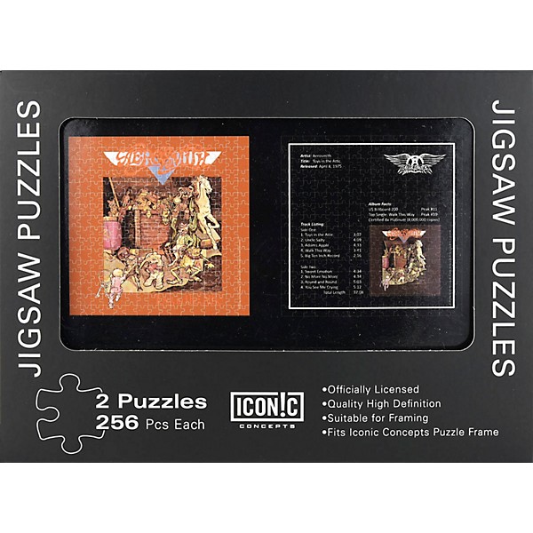 Iconic Concepts Aerosmith - Toys in the Attic Jigsaw Puzzles (2 puzzle set)