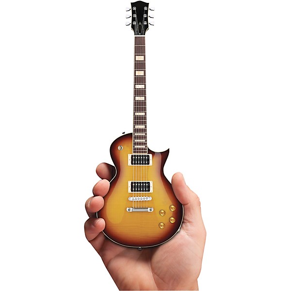 Clearance Axe Heaven Classic Tobacco Sunburst Electric Guitar Officially Licensed Miniature Guitar Replica