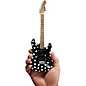Axe Heaven Fender Stratocaster -  Black - Polka Dots Officially Licensed Miniature Guitar Replica thumbnail