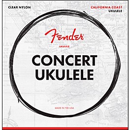 Fender California Coast Series Ukulele Strings Tenor Fender California Coast Series Ukulele Strings Concert