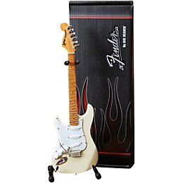 Axe Heaven Fender Stratocaster White with Reverse Headstock for Leftys Officially Licensed Mini Guitar Replica