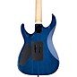 Open Box ESP LTD MH-203QM Electric Guitar Level 2 See-Thru Blue 197881151881