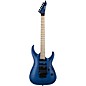Open Box ESP LTD MH-203QM Electric Guitar Level 2 See-Thru Blue 197881151881