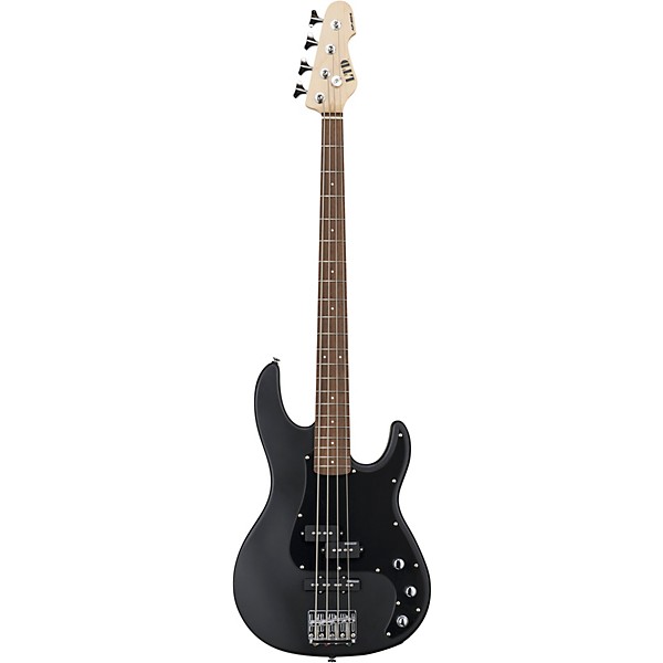 ESP LTD AP-204 Electric Bass Guitar Satin Black Black Pickguard