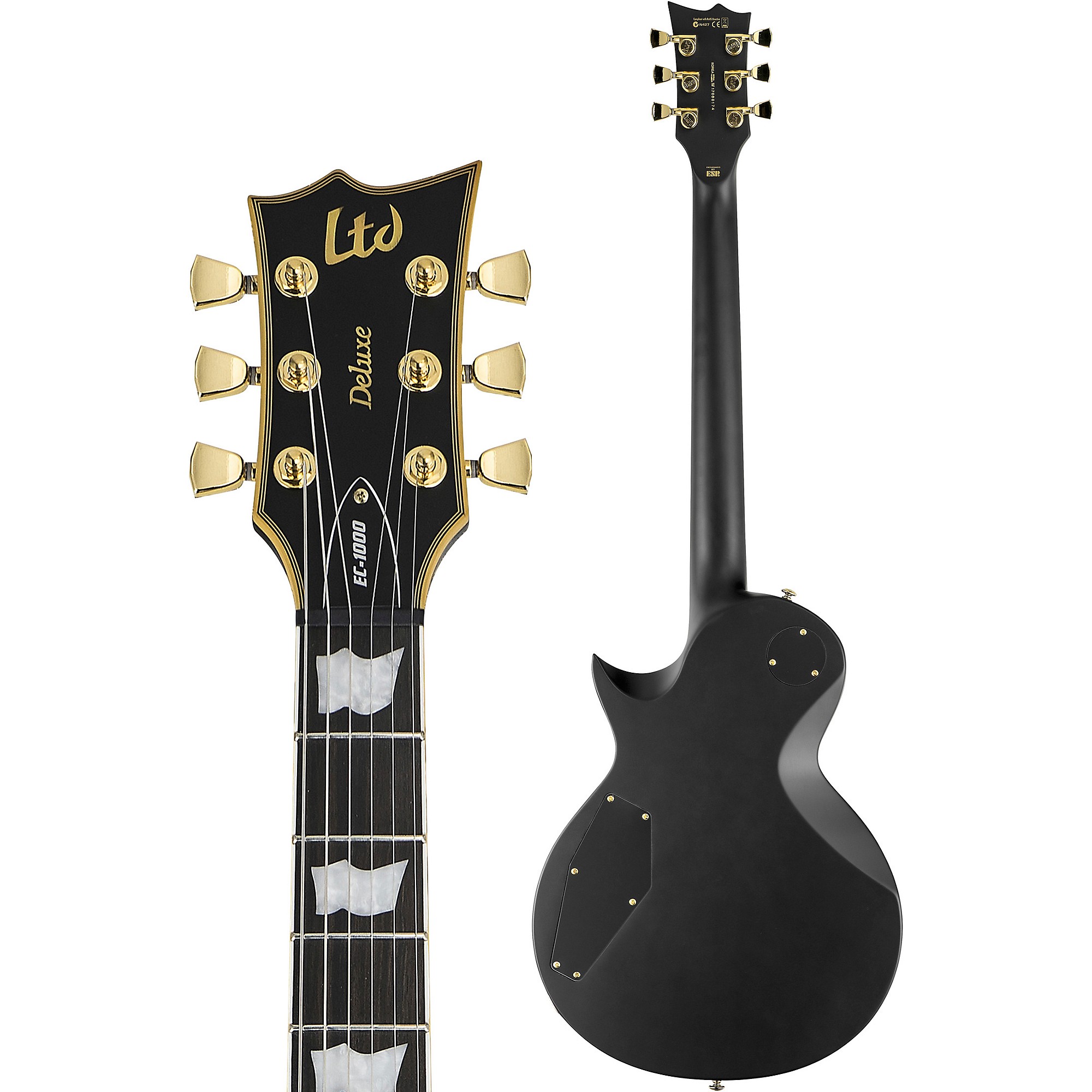 ESP LTD EC-1000 Duncan Electric Guitar Black Satin | Guitar Center