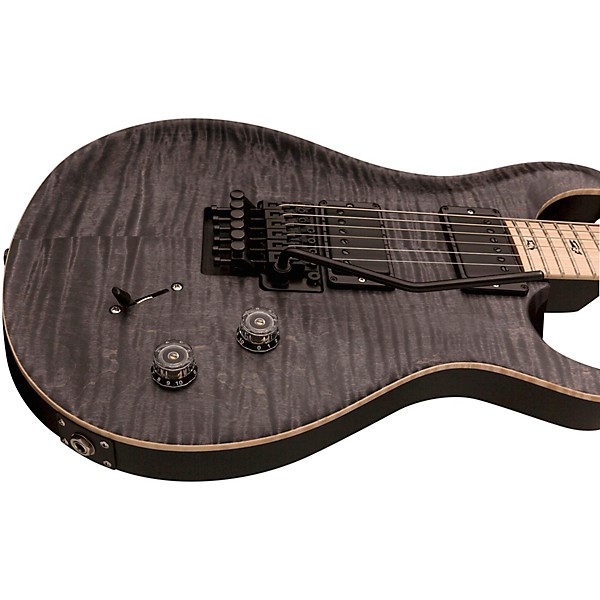 Open Box PRS Dustie Waring CE24 Floyd Limited Edition Electric Guitar Level 2 Grey Black Satin 190839673152