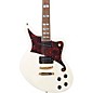 D'Angelico Deluxe Series Bedford Electric Guitar With Stopbar Tailpiece Vintage White thumbnail