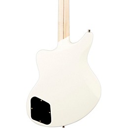 D'Angelico Deluxe Series Bedford Electric Guitar With Stopbar Tailpiece Vintage White