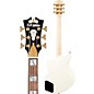 D'Angelico Deluxe Series Bedford Electric Guitar With Stopbar Tailpiece Vintage White