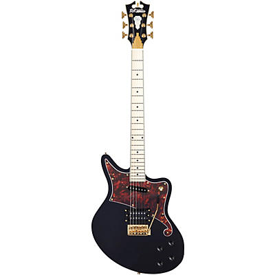 D'angelico Deluxe Series Bedford Electric Guitar With Tremolo Tailpiece Black for sale