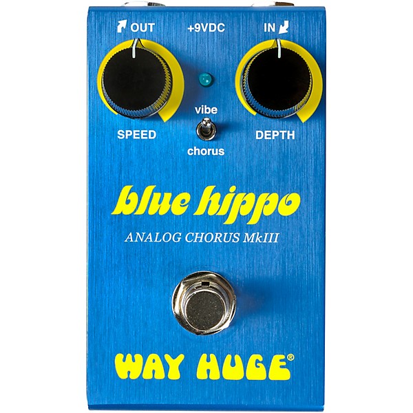 Open Box Way Huge Electronics WM61 Mini Blue Hippo Analog Chorus Effects Pedal Level 1
